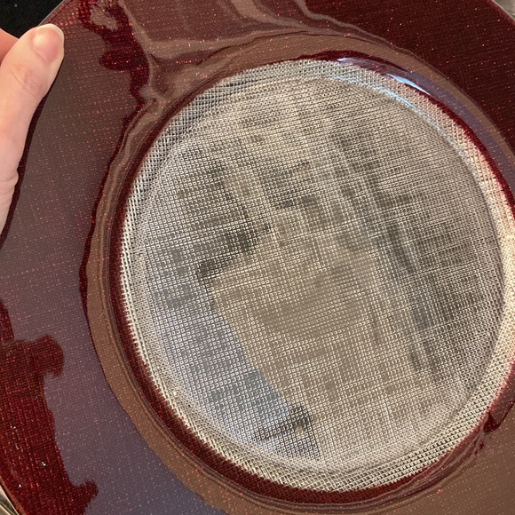 Christmas Large Glass Serving Tray Plate Platter Holiday Festive Vintage - Picture 11 of 14